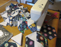 Sewing Pieces of Fabric Together